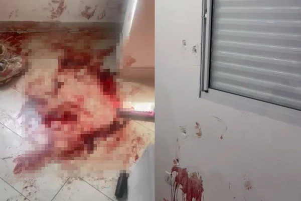 Execução em Paraisópolis. Imagens mostram sangue e buracos de bala na parede - Metrópoles
