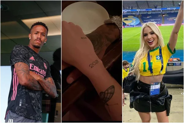Jogador Éder Militão e youtuber Karoline Lima assumem romance