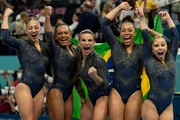 O Brasil conquistou o bronze por equipes em Paris-2024 O Brasil conquistou o bronze por equipes em Paris-2024
