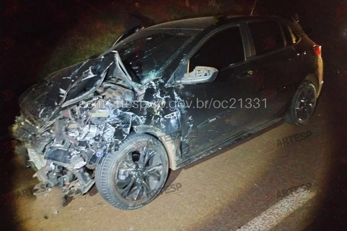 Choque terminou com um morto em Pitangueiras Choque terminou com um morto em Pitangueiras