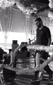 Bastidores da decoração da festa de aniversário de 3 anos de Maria Flor. Tema é Cinderela Bastidores da decoração da festa de aniversário de 3 anos de Maria Flor. Tema é Cinderela