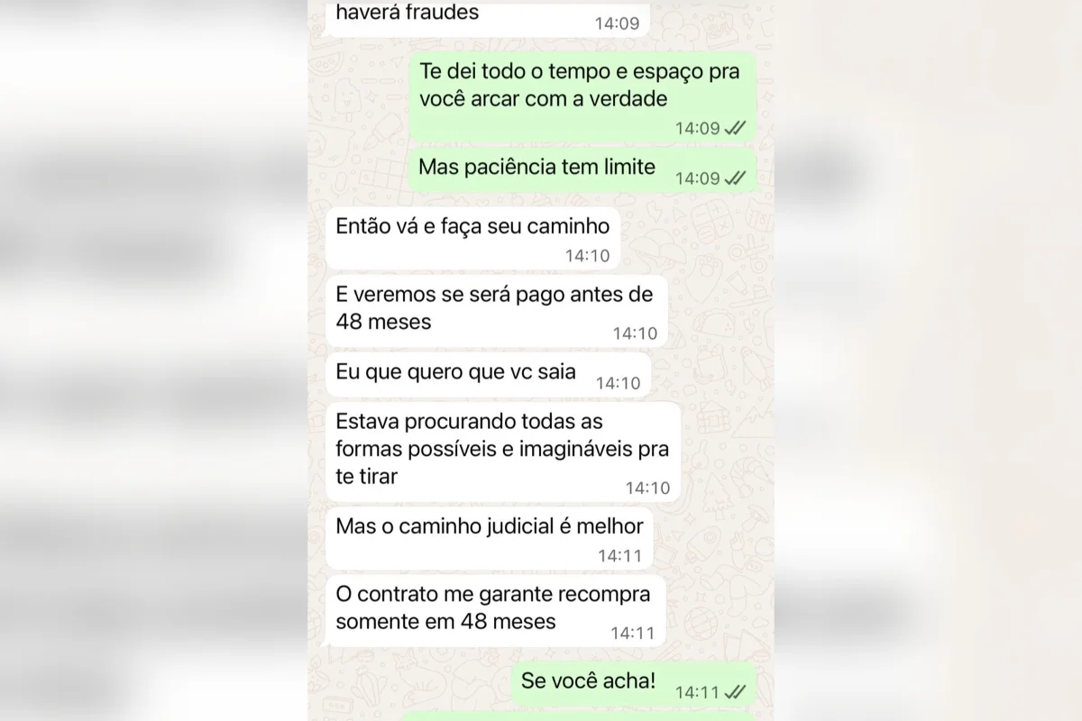 A vítima conta que a situação piorou após registrar boletim de ocorrência A vítima conta que a situação piorou após registrar boletim de ocorrência