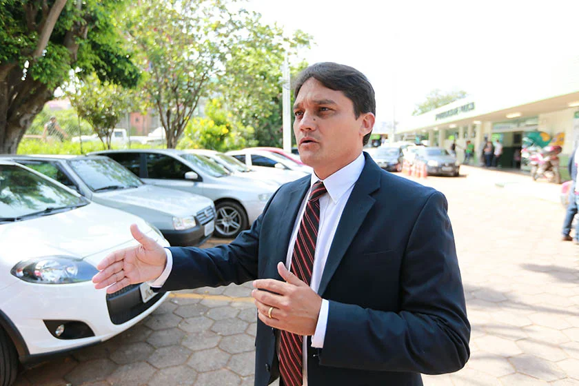 O Delegado Victor Dan que coordenou a operação O Delegado Victor Dan que coordenou a operação
