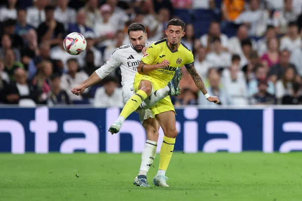 Imagem colorida do momento da lesão de Dani Carvajal - Metrópoles