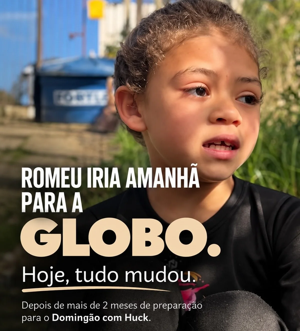 Domingão cancela participação de bailarino mirim e pai lamenta: "Explicar" Domingão cancela participação de bailarino mirim e pai lamenta: "Explicar"