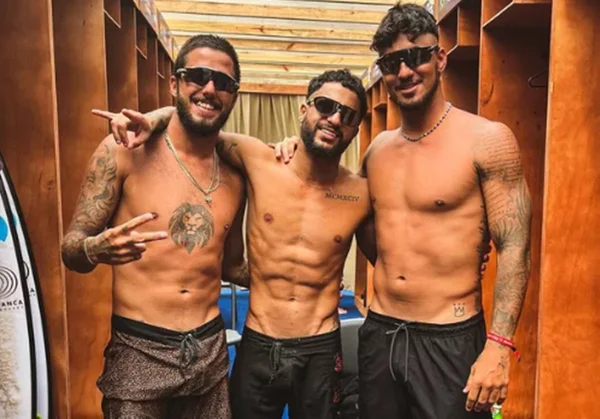 Filipe Toledo, Italo Ferreira e Medina