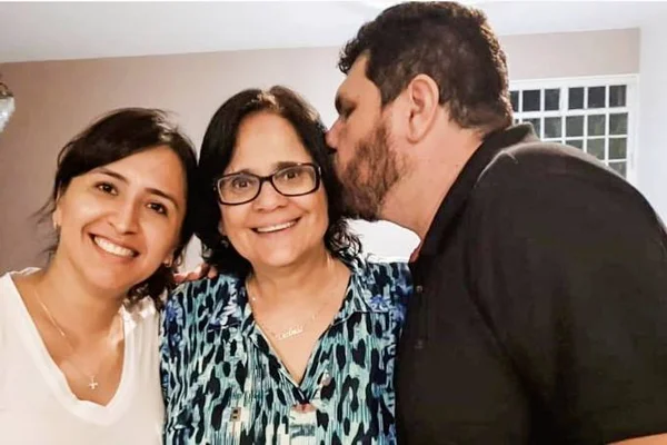 Ministra Damares e Oswlado Eustáquio