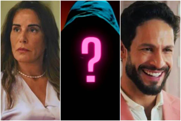 Montagem colorida de Irene e Luigi, personagens da novela Terra e Paixão - Metrópoles