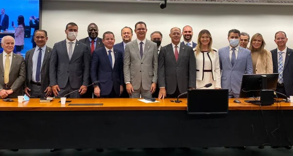 Bancada evangélica reunida na Câmara