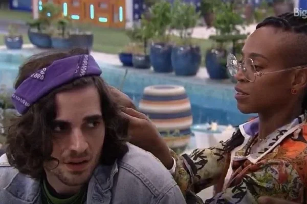 Fiuk e Karol Conká no BBB21