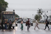 Neblina foi vista na manhã seguinte à noite de chuva Neblina foi vista na manhã seguinte à noite de chuva