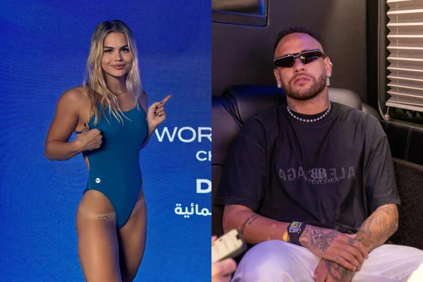 Montagem colorida mostra Luana Alonso e Neymar Jr - Metrópoles