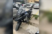 Motocicleta da BMW encontrada pela PCERJ