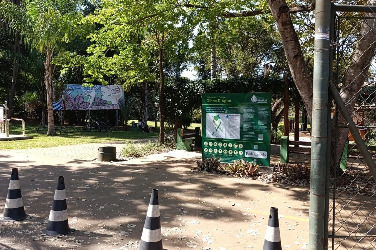 Parque Olhos D’água é reaberto após fechamento por greve de vigilantes - imagem 6 Parque Olhos D’água é reaberto após fechamento por greve de vigilantes - imagem 6