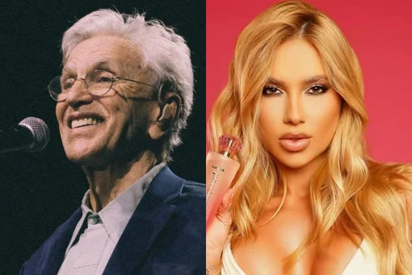 Montagem colorida de Caetano Veloso e Virginia Fonseca - Metrópoles