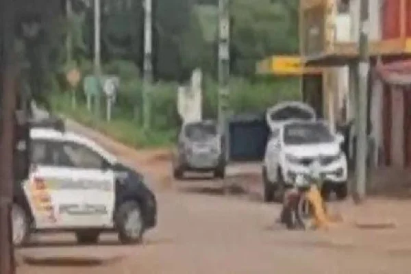 Homem com deficiência em confronto com PM