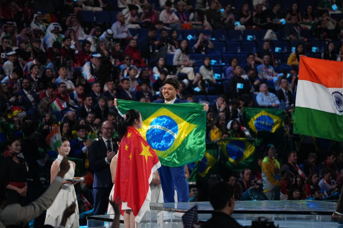 O evento terminou neste domingo (27/9), na China, com duas medalhas de prata e seis de bronze para a delegação brasileira O evento terminou neste domingo (27/9), na China, com duas medalhas de prata e seis de bronze para a delegação brasileira