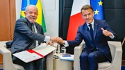 Lula se encontra com o presidente francês, Emmanuel Macron
Lula se encontra com o presidente francês, Emmanuel Macron