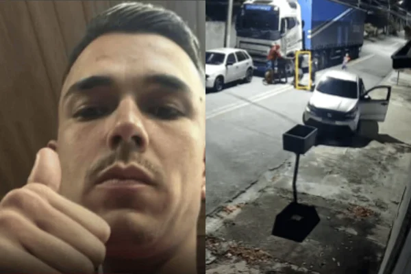 Colagem colorida de homem achado morto após ser agredida em tentativa de roubos de fios; polícia investiga - Metrópoles
