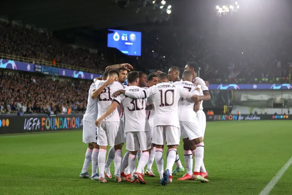 PSG empatou com o Brugge