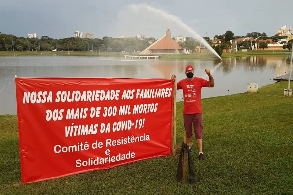 Homenagem Comitê de Resistência e Solidariedade às vítimas de Covid Homenagem Comitê de Resistência e Solidariedade às vítimas de Covid