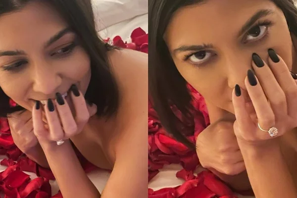 Kourtney Kardashian, em imagens para o Instagram