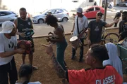Bateria do "Teto, Trampo e Tratamento" na Praça General Osório Bateria do "Teto, Trampo e Tratamento" na Praça General Osório
