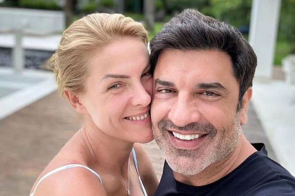 Foto colorida de Ana Hickmann e Edu Guedes - Metrópoles