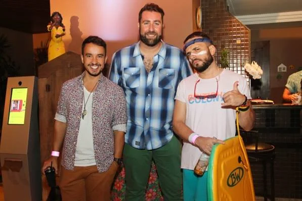 César Rebouças, Alex Macedo e Marcus Barozzi César Rebouças, Alex Macedo e Marcus Barozzi