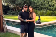 Henrique Fogaça e a esposa Carine Ludvic