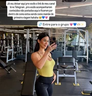 Larissa Tomásia usou as redes sociais para revelar a primeira gestação Larissa Tomásia usou as redes sociais para revelar a primeira gestação