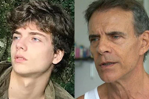 Foto colorida de João Pallma e seu pai, Mario Gomes - Metrópoles