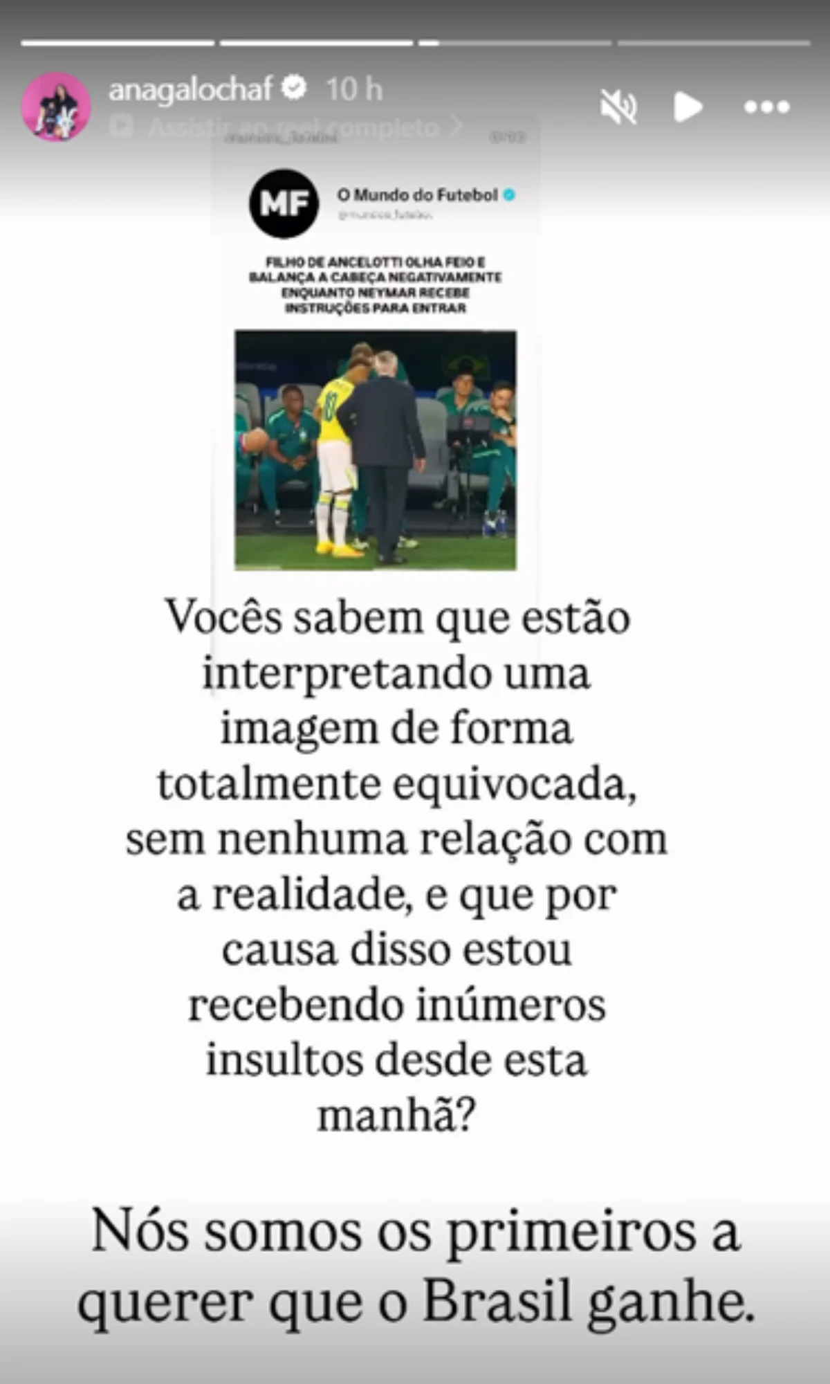 Ana Galocha publicou desabafo nas redes Ana Galocha publicou desabafo nas redes