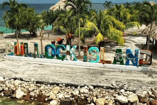 Ilha de Bullock, em Belize