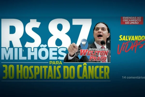 Deputado Weliton Prado (PROS-MG), postagem no Facebook