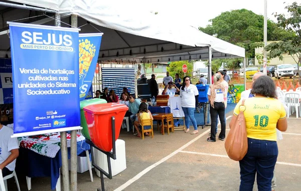 Sejus oferece serviços a moradores do Recanto das Emas