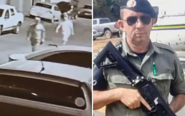 imagem colorida pm matou homem que reclamou de urina em muro