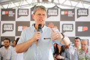 O governador de São Paulo, Tarcísio de Freitas (Republicanos)