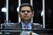 O presidente do Senado, Davi Alcolumbre