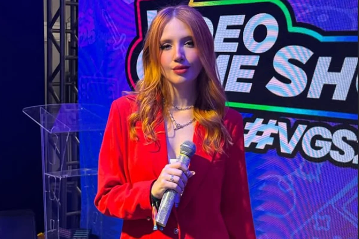 No Metrópoles Game Festival, a apresentadora destaca a oportunidade de fazer parte da primeira edição do evento No Metrópoles Game Festival, a apresentadora destaca a oportunidade de fazer parte da primeira edição do evento