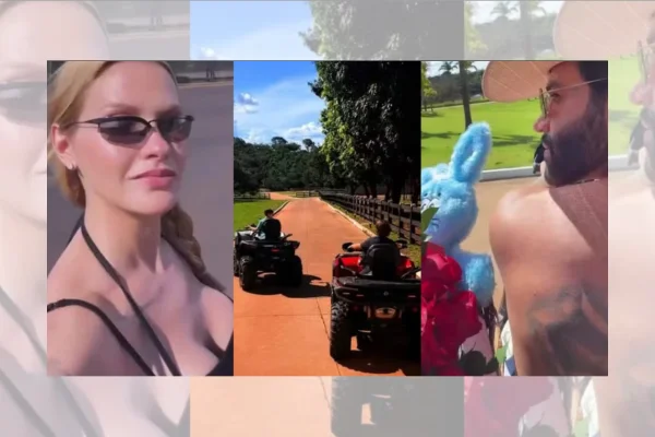 Páscoa de luxo: filhos de Gusttavo Lima curtem caça aos ovos de buggy