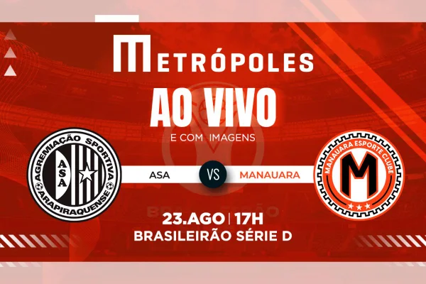 Série D: veja ao vivo e com imagens Asa-AL x Manauara-AM
