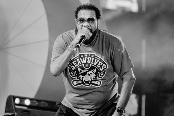 Imagem preta e branca de Fatman Scoop