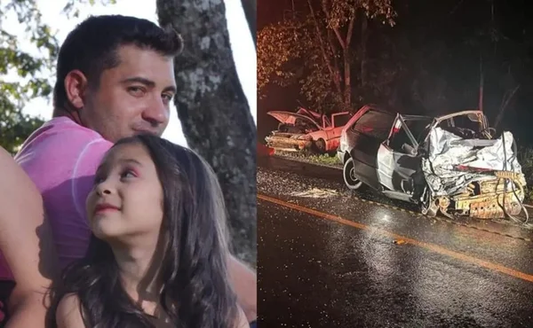Pai e filha estão entre vítimas de acidente que deixou 4 mortos no PR