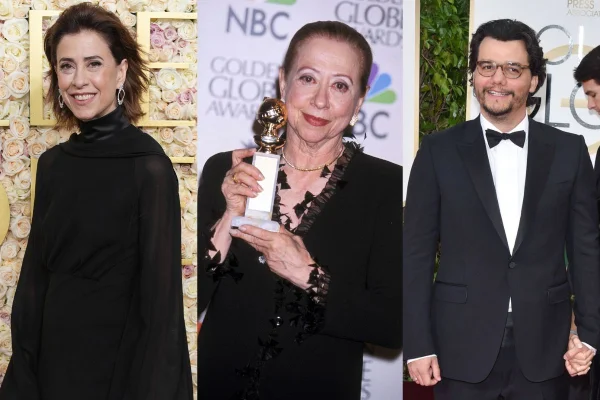 brasileiros no globo de ouro fernanda torres fernanda montenegro wagner moura - metrópoles