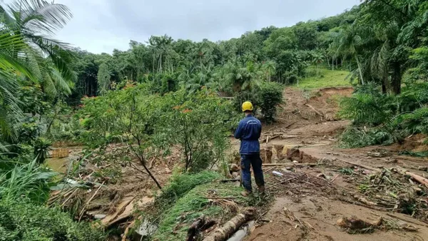 Temporal em SC tem 3 mortos, desaparecidos e 17 cidades com prejuízos
