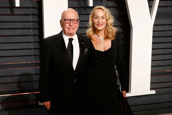 Rupert Murdoch e Jerry Hall