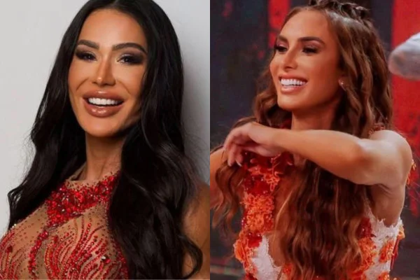 Montagem colorida de Gracyanne Barbosa e Nicole Bahls - Metrópoles