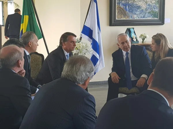 Bolsonaro e Netanyahu se reúnem no Forte de Copacabana (RJ)