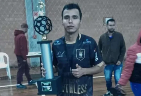 Jogador de futsal morto no Rio Grande do Sul